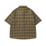 Plaid Couple Short Sleeve Shirt