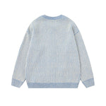 귀여운 강아지 자수 스웨터