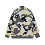 迷彩色針織衫