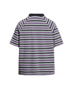 Retro striped short sleeves