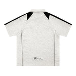 레트로 컬러 블록 반소매