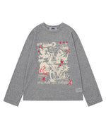 Retro casual versatile long-sleeved shirt