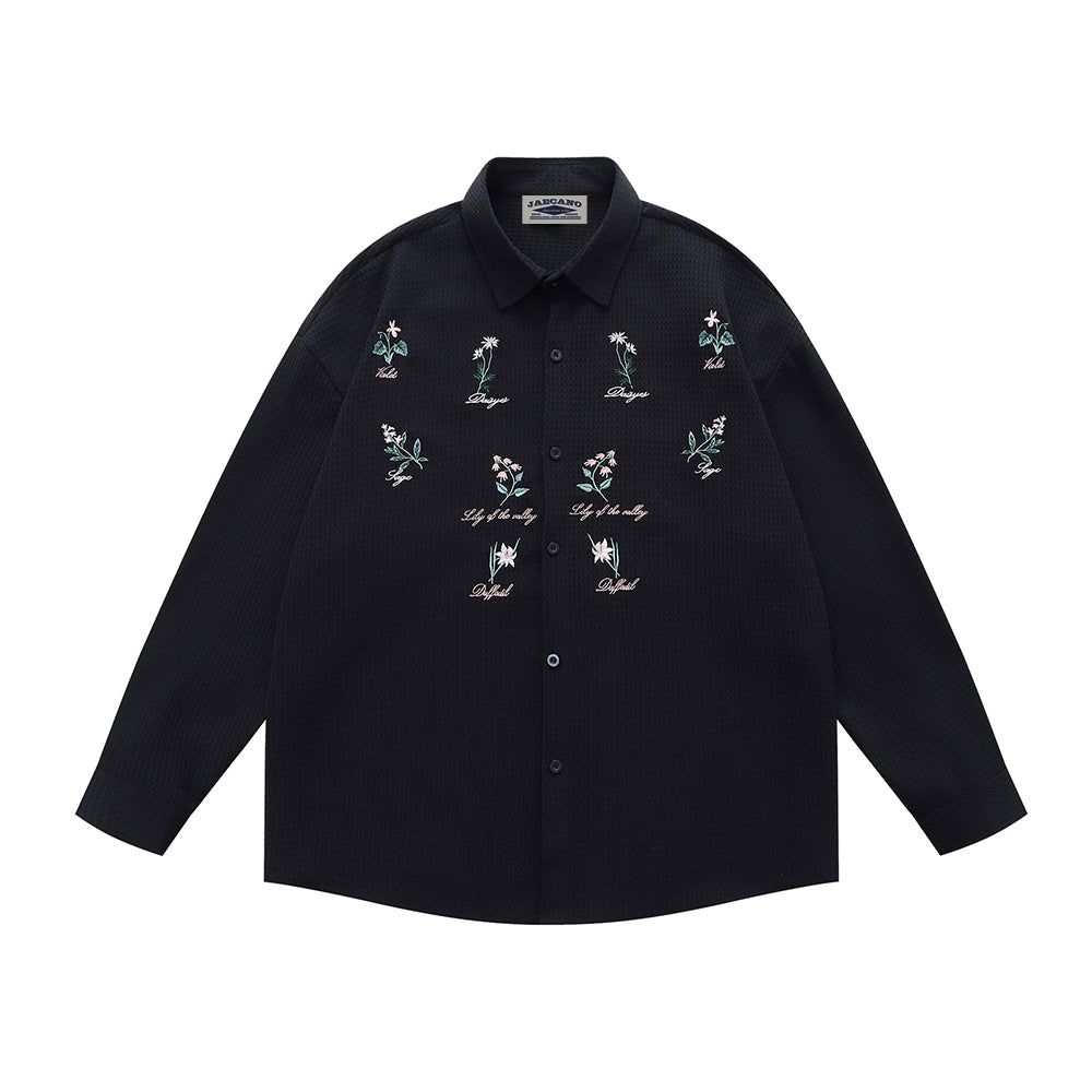 retro casual long sleeve shirt