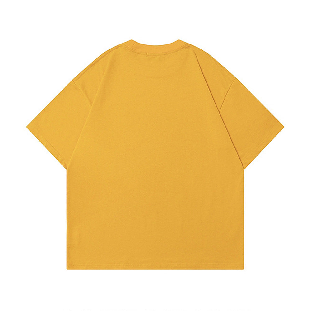 레트로 크리에이티브 프린트 반팔