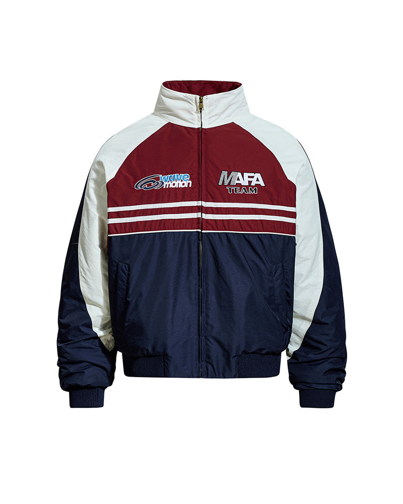 Color-blocked jacket