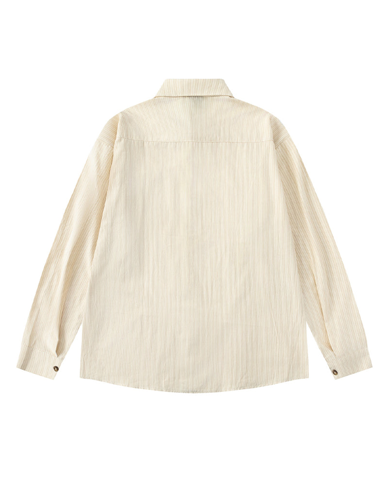 vintage striped long sleeve shirt