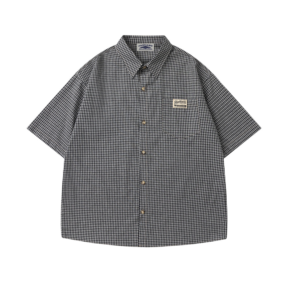 Vintage pocket short-sleeved shirt