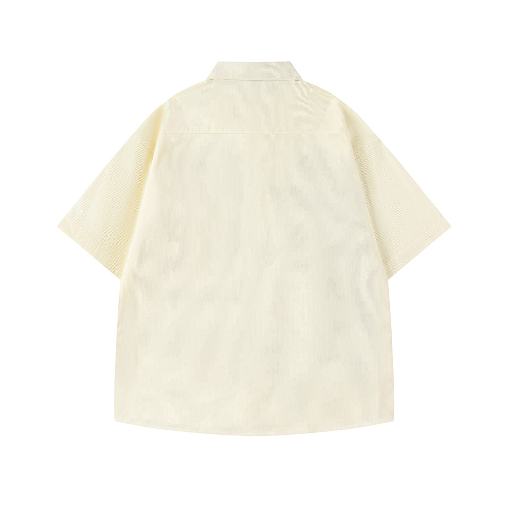 vintage floral short sleeve shirt