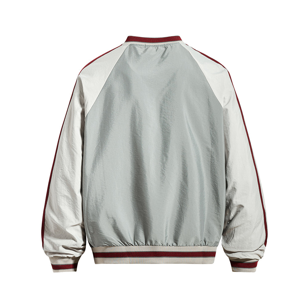 Retro contrast color sweatshirt