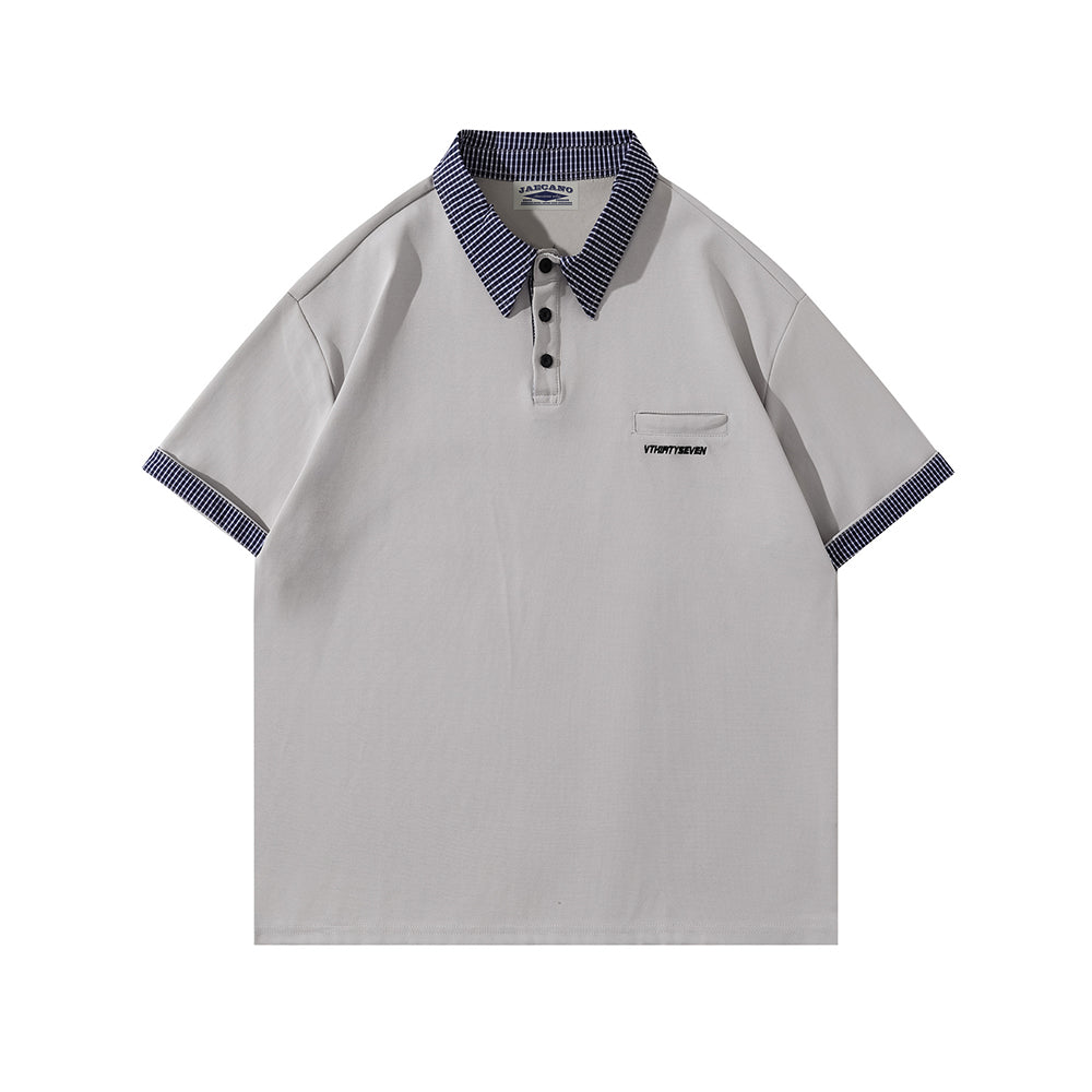 Retro embroidered short sleeves