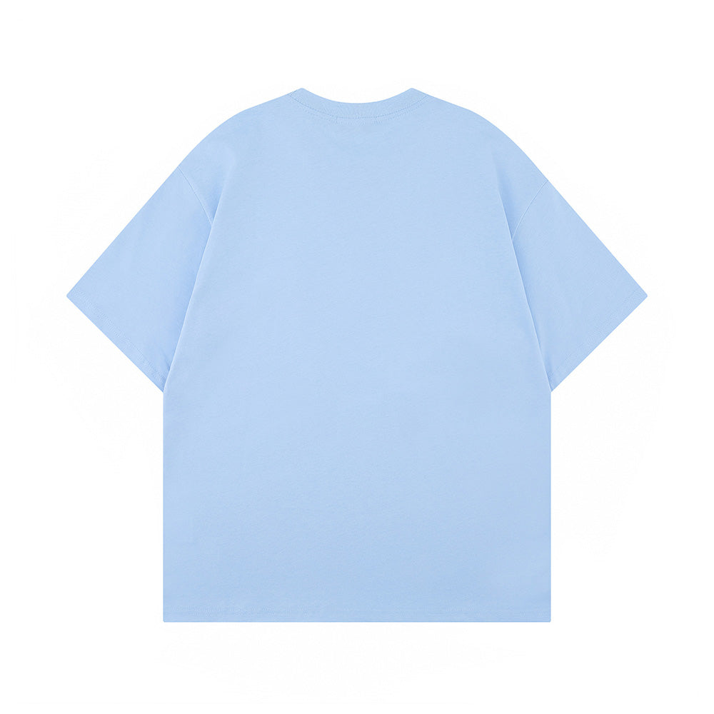 손으로 그린 나비 반팔