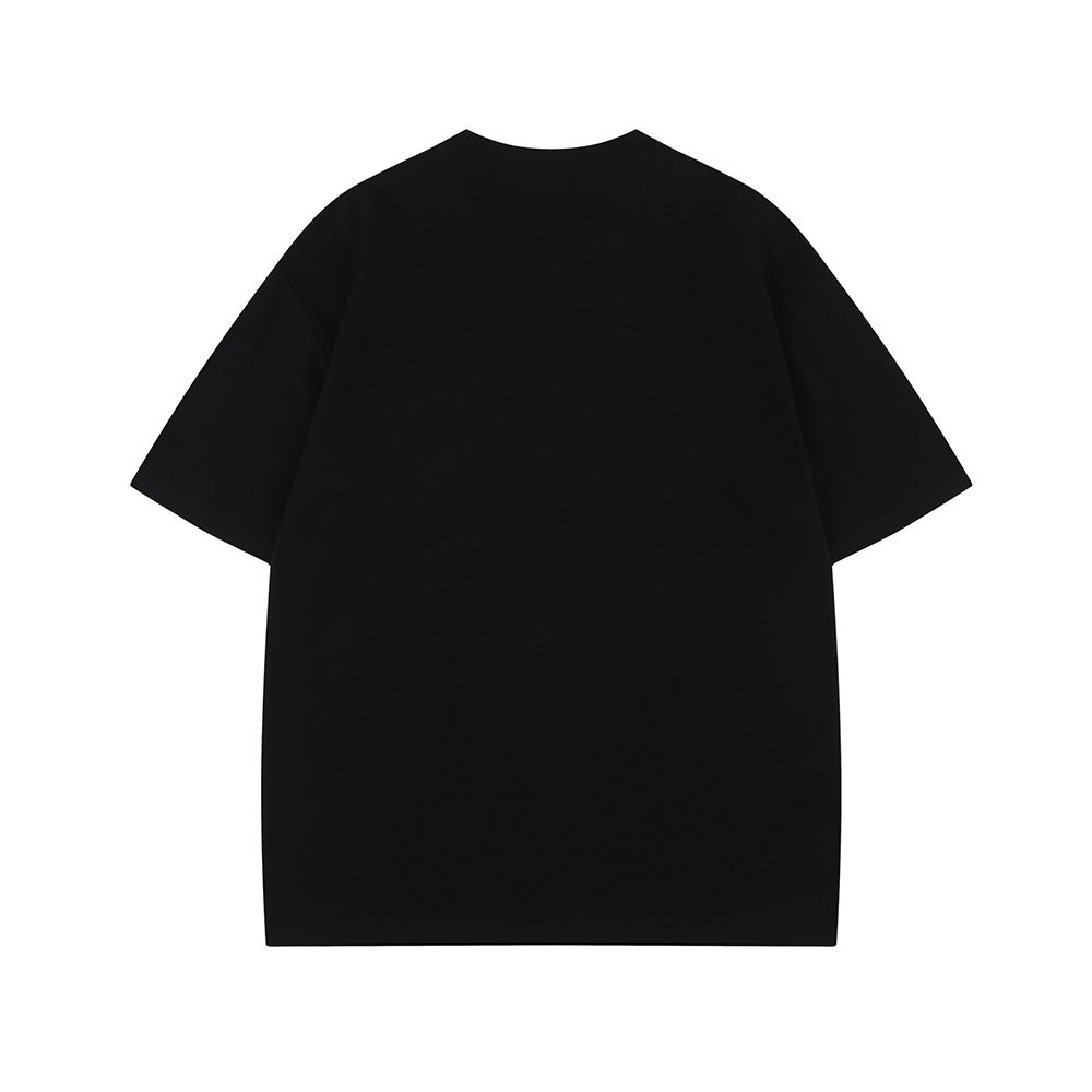 레트로 스포츠 컬러블록 반팔