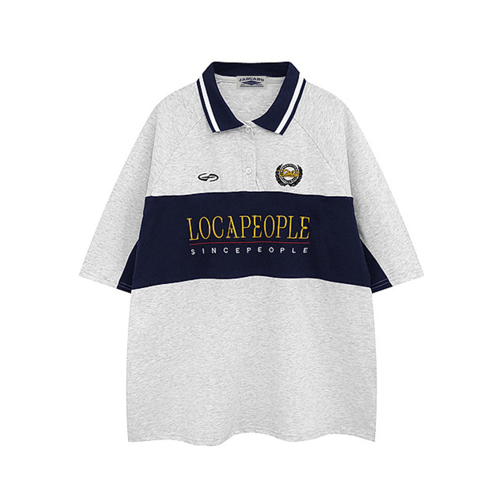 자수 폴로 반팔