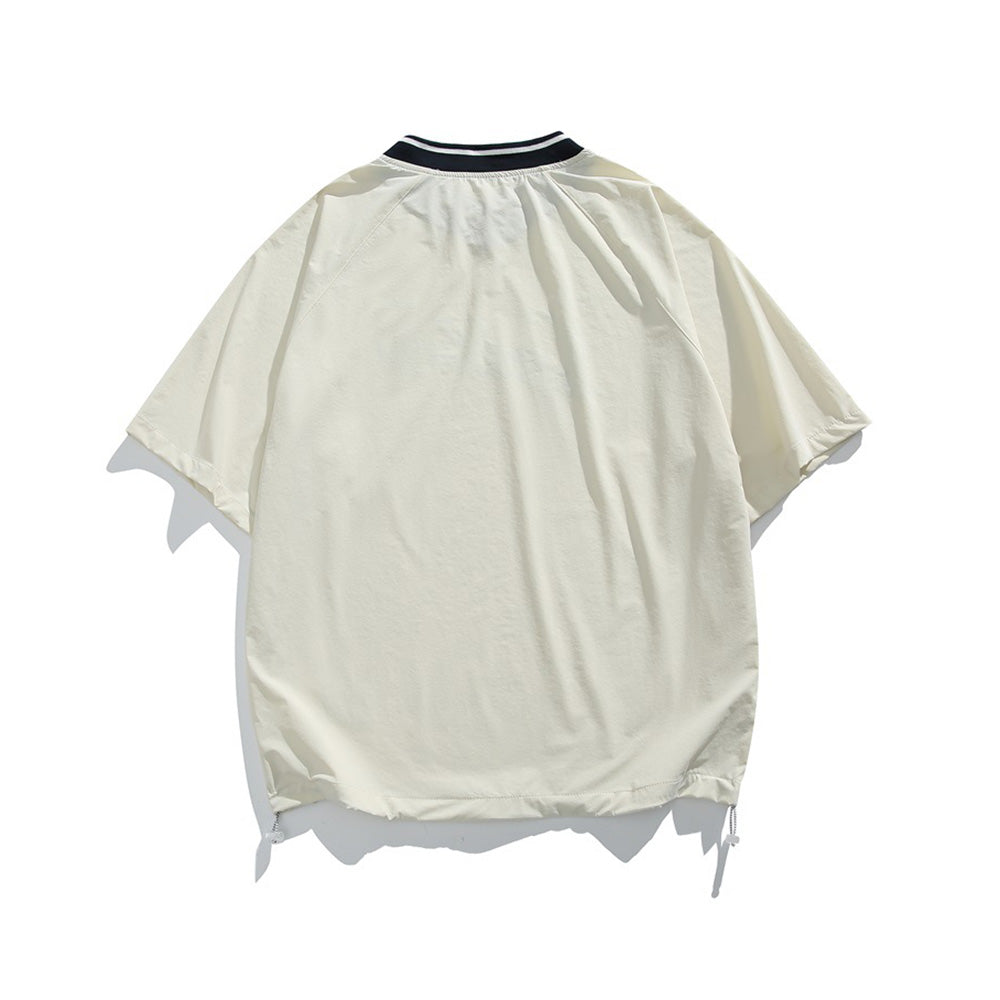 Breathable crew neck short sleeves