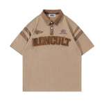 트렌디한 레터 자수 반팔