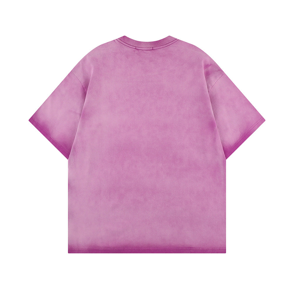 레트로 스프레이 페인트 반팔