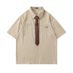 Vintage Plaid Short Sleeve Shirt