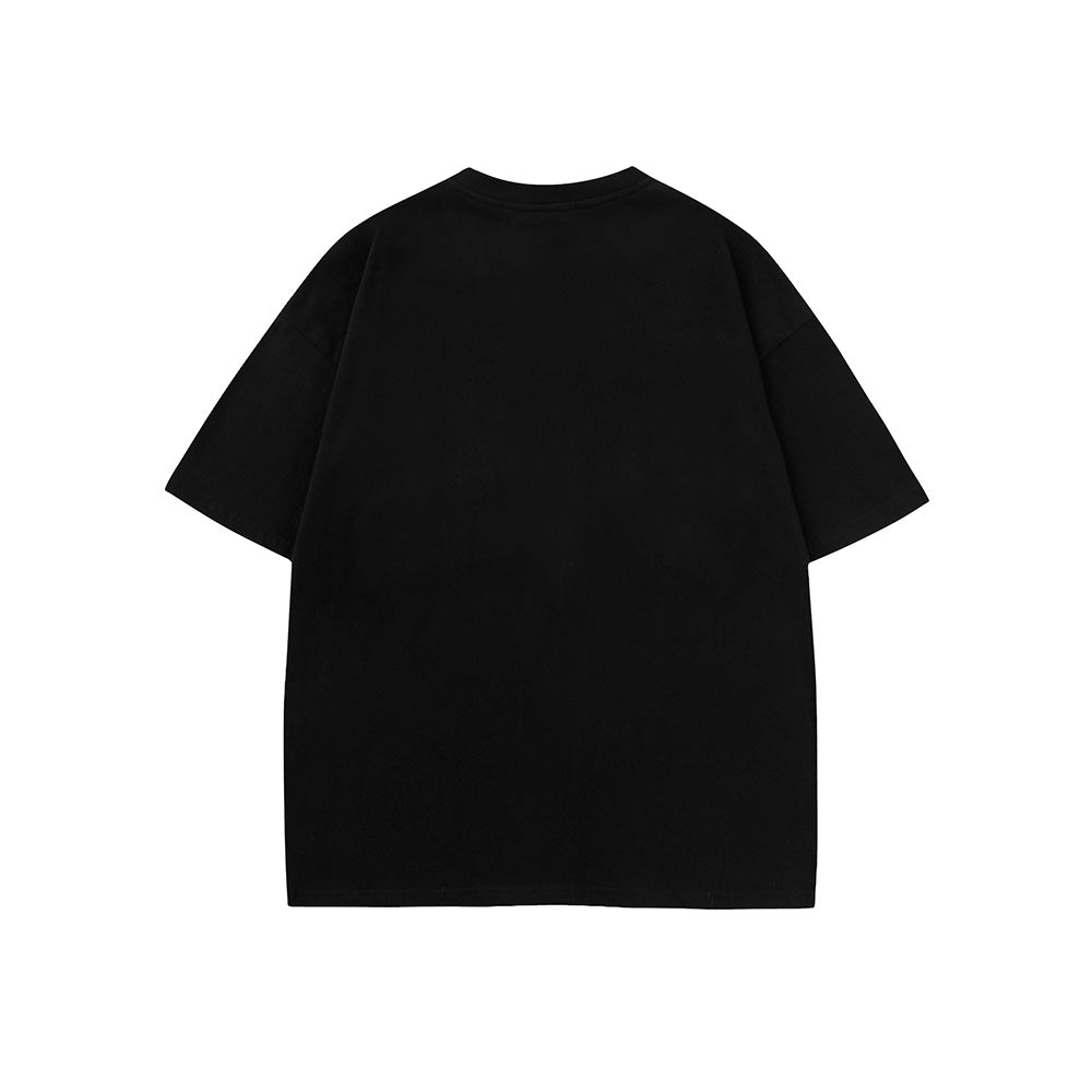 버터플라이 원단 패치 반팔