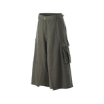 簡約寬鬆七分短褲