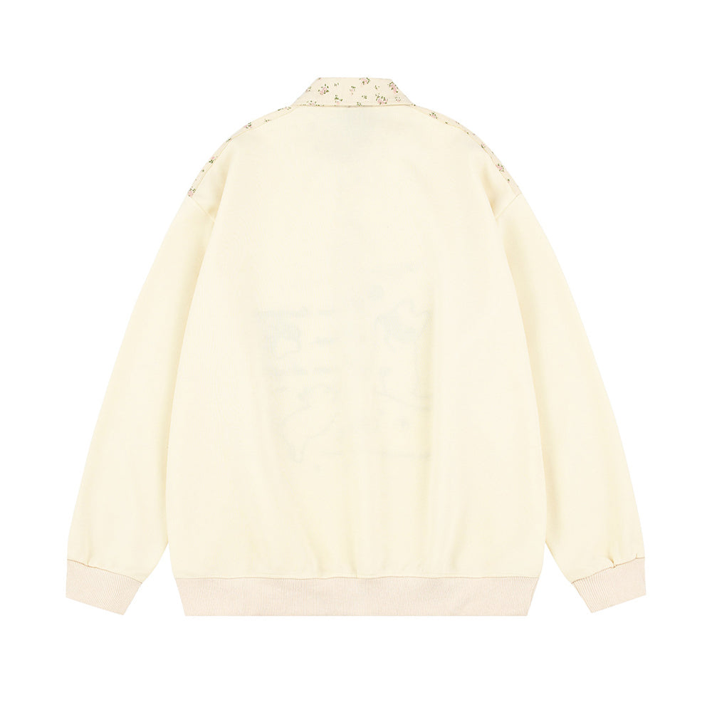 貓咪刺綉polo衛衣