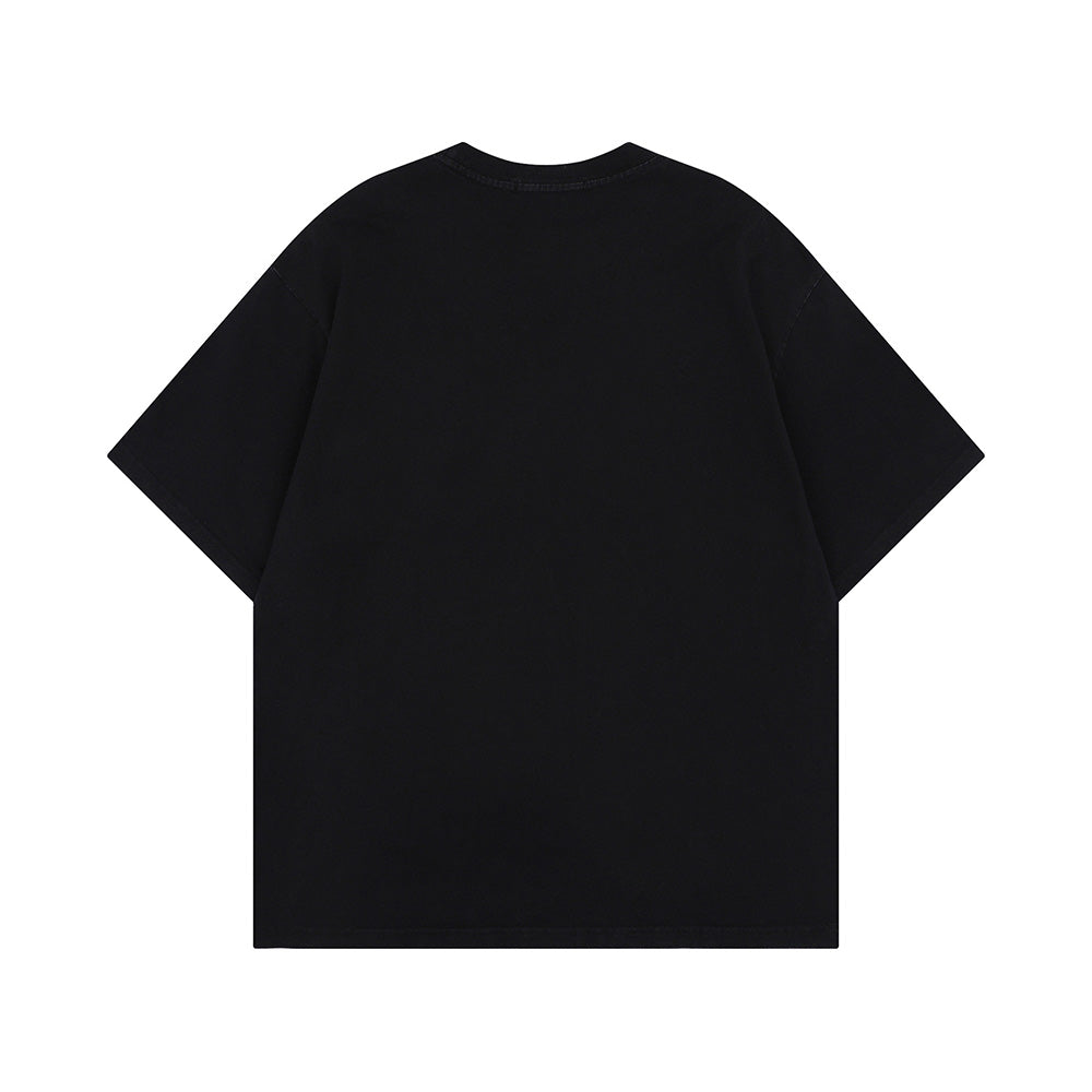 패치워크 자수 반소매