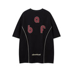 레트로 콘트라스트 반소매