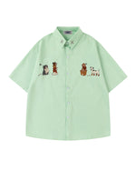 Cute Puppy Short Sleeve Shirt