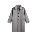 休閑寬鬆風衣外套