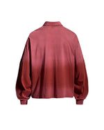 Gradient distressed long sleeve