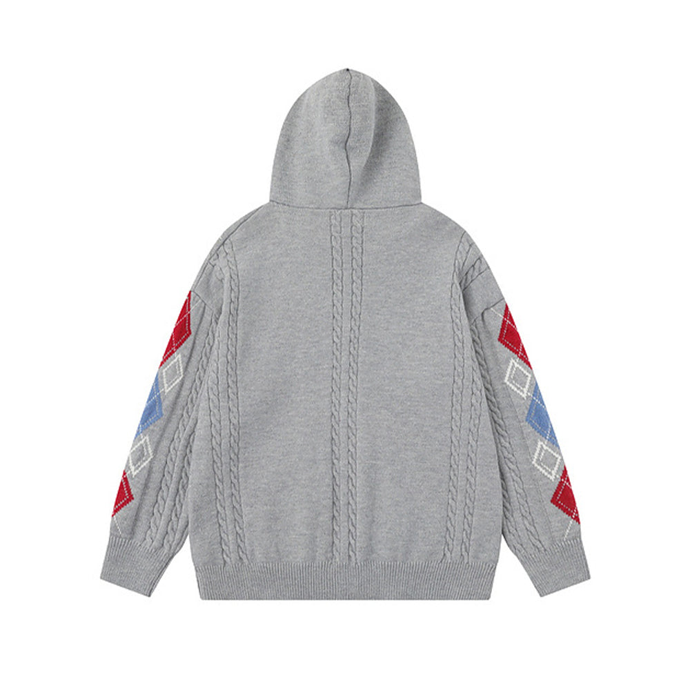 캐주얼한 탈부착형 니트 가디건