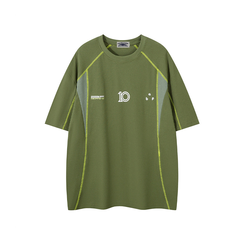 Retro casual short sleeves