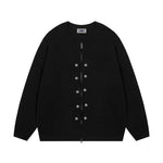 設計感紐扣裝飾毛衣