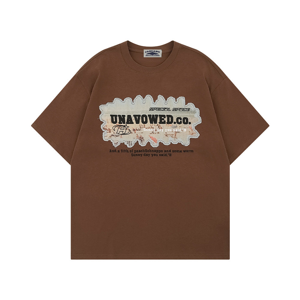 레트로 루즈한 반소매