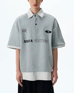 가짜 투피스 프린트 반팔