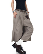 休閑直筒七分褲