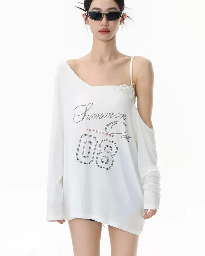 Retro personality hot girl long sleeve (women's version)