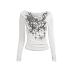 Retro Hot Girl Long Sleeve