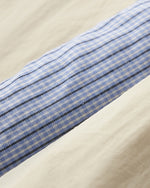 Casual stand-up collar plaid color-blocked baseball jacket