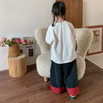 Cute knitted top and pants set