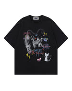 Retro casual short sleeves