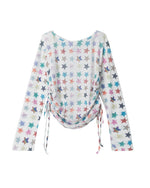 Five-pointed star sun protection top