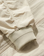 Casual stand-up collar plaid color-blocked baseball jacket