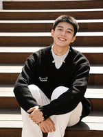 復古百搭針織毛衣