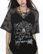 레트로 타이 반팔