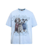 Retro casual short-sleeved shirt