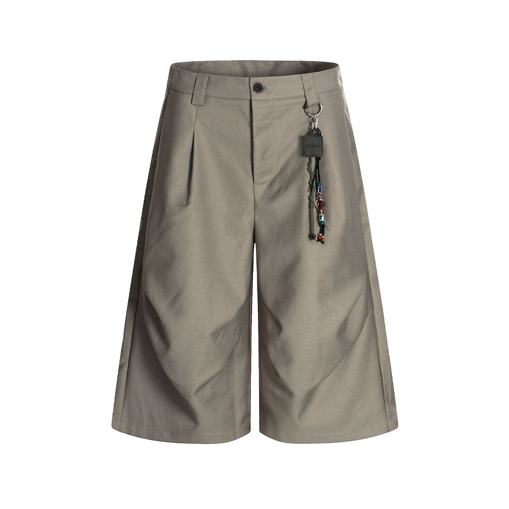 休閑直筒七分褲