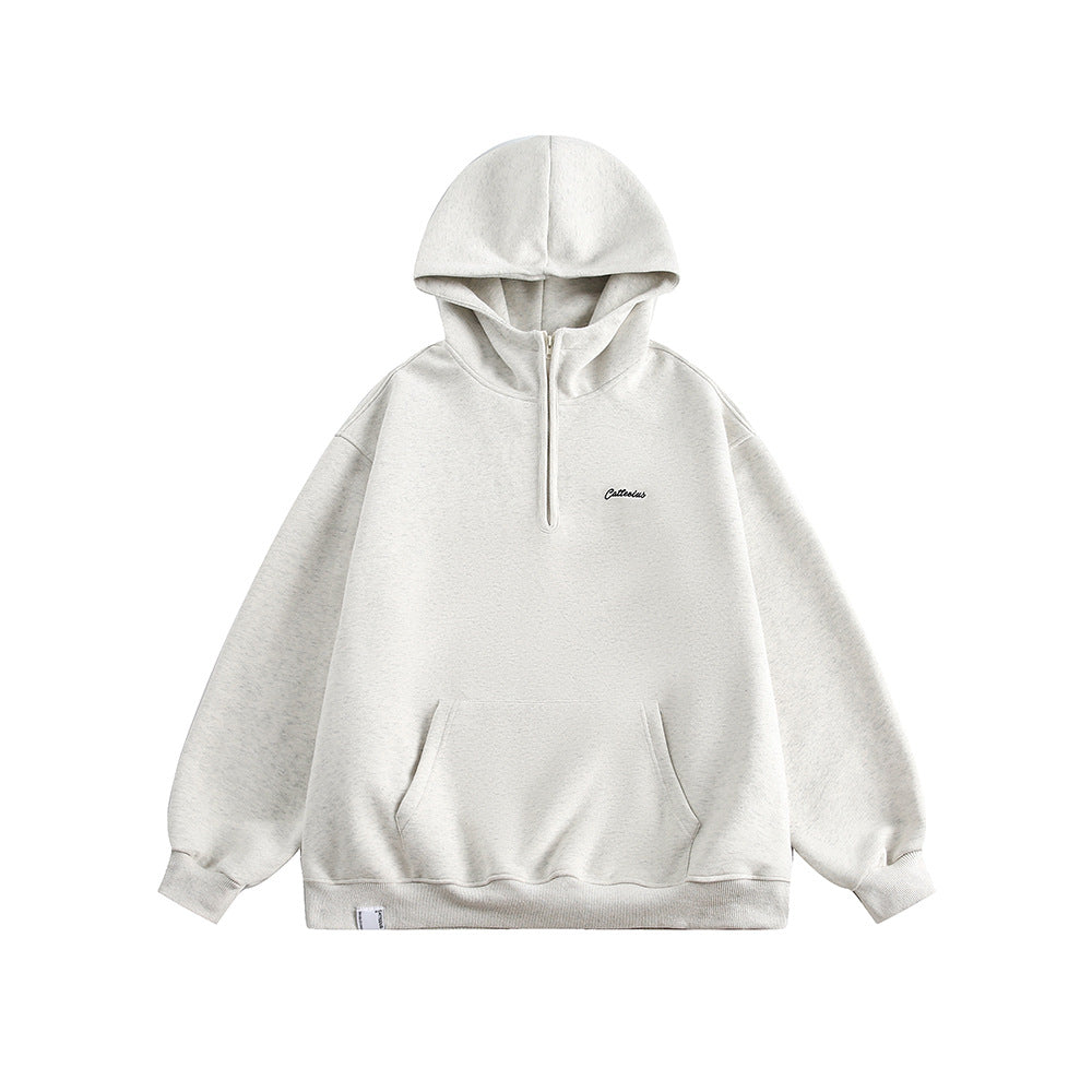 復古立領連帽外套