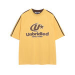 Retro contrast short sleeves