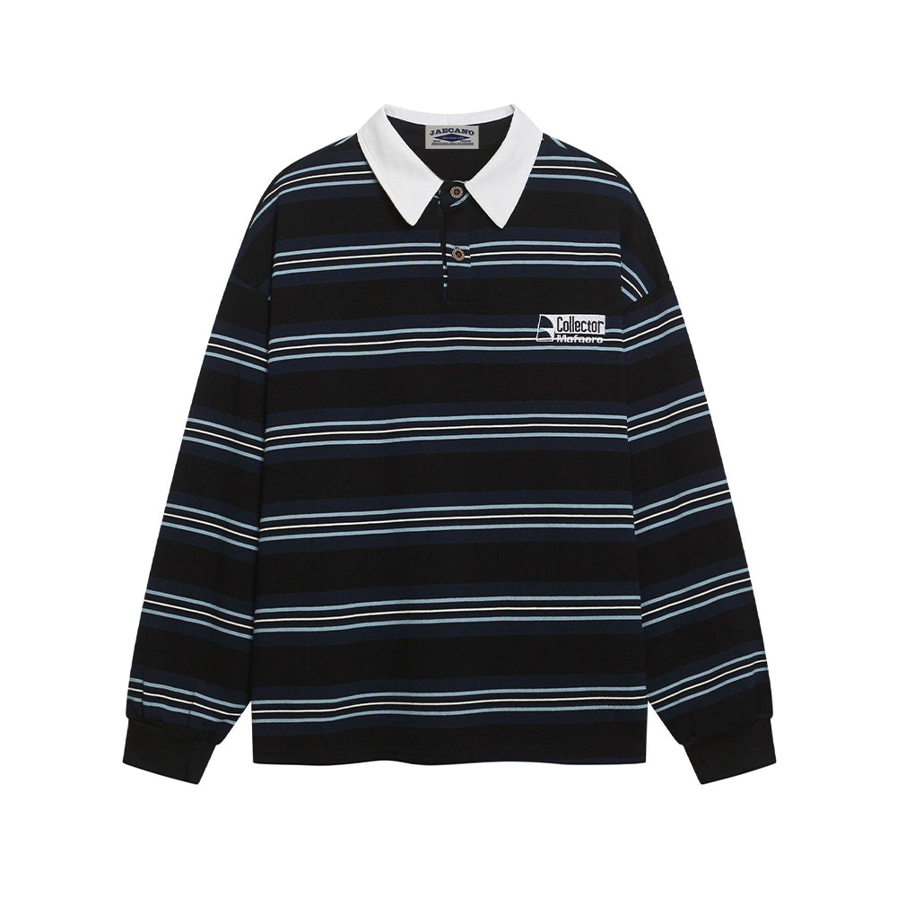 黑白條紋休閑衛衣