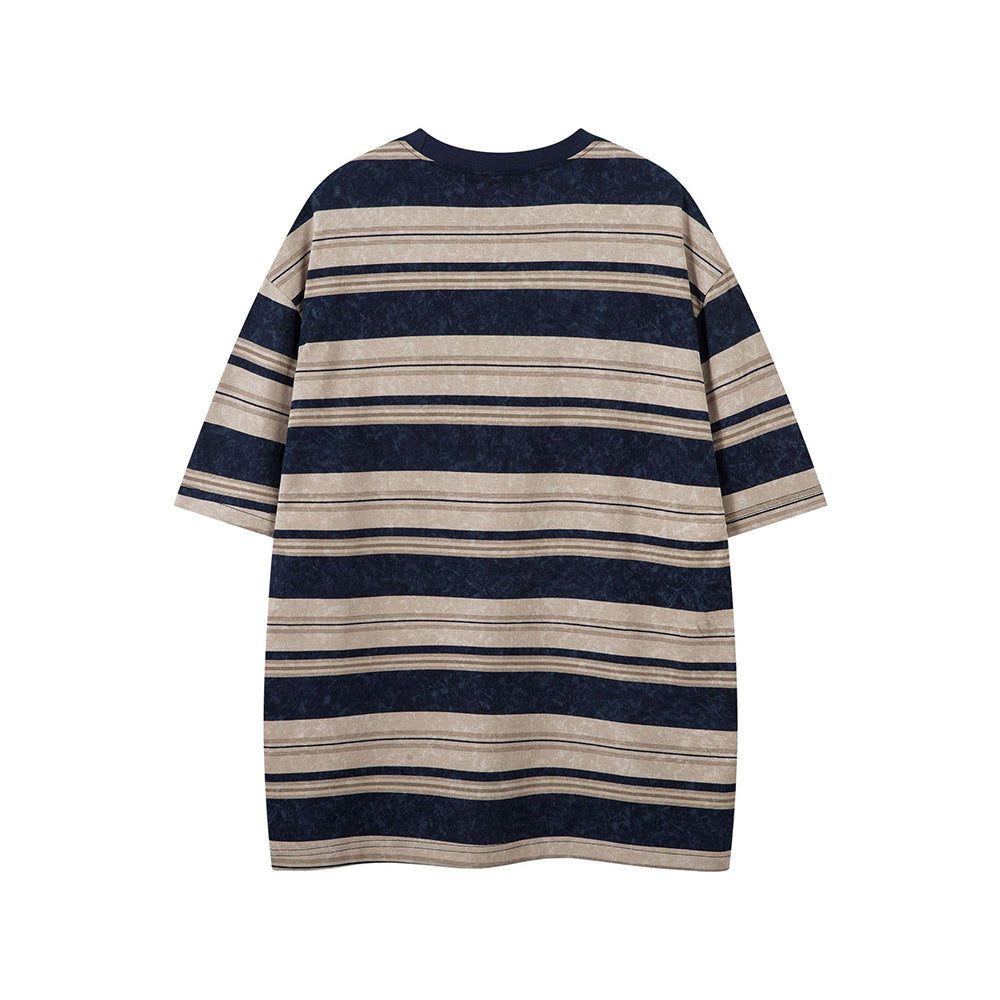 레트로 스트라이프 반팔